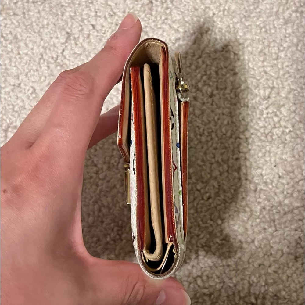 Louis Vuitton Murakami White Multicolor Wallet - Picture 4 of 9